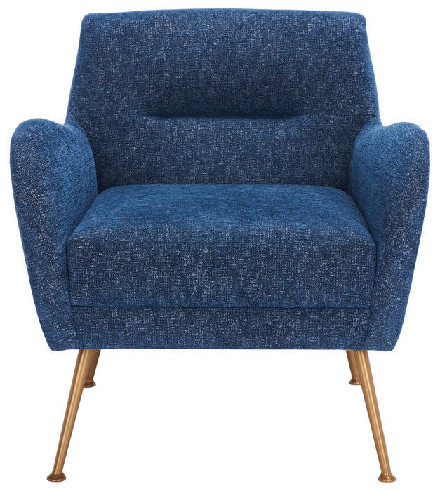 Tilbrook Arm Chair/Navy Gold