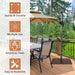 Portable 50 lbs Umbrella Base Stand with Handle and Wheels for Patio Square - Cool Stuff & Accessories