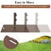 Portable 50 lbs Umbrella Base Stand with Handle and Wheels for Patio Square - Cool Stuff & Accessories