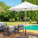 Portable 50 lbs Umbrella Base Stand with Handle and Wheels for Patio Square - Cool Stuff & Accessories