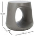 Vikki Grey Concrete Accent Table - Cool Stuff & Accessories