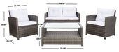 Vellor 4pc Living Set/ Grey Brown White - Cool Stuff & Accessories