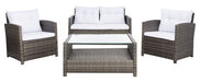 Vellor 4pc Living Set/ Grey Brown White - Cool Stuff & Accessories