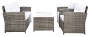 Vellor 4pc Living Set/ Grey Brown White - Cool Stuff & Accessories