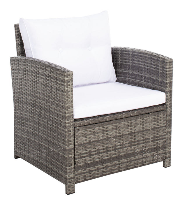 Vellor 4pc Living Set/ Grey Brown White - Cool Stuff & Accessories
