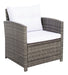 Vellor 4pc Living Set/ Grey Brown White - Cool Stuff & Accessories