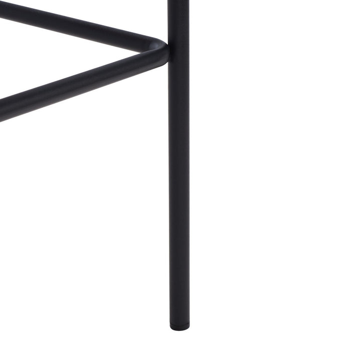Bahari Woven Counter Stool/White Black