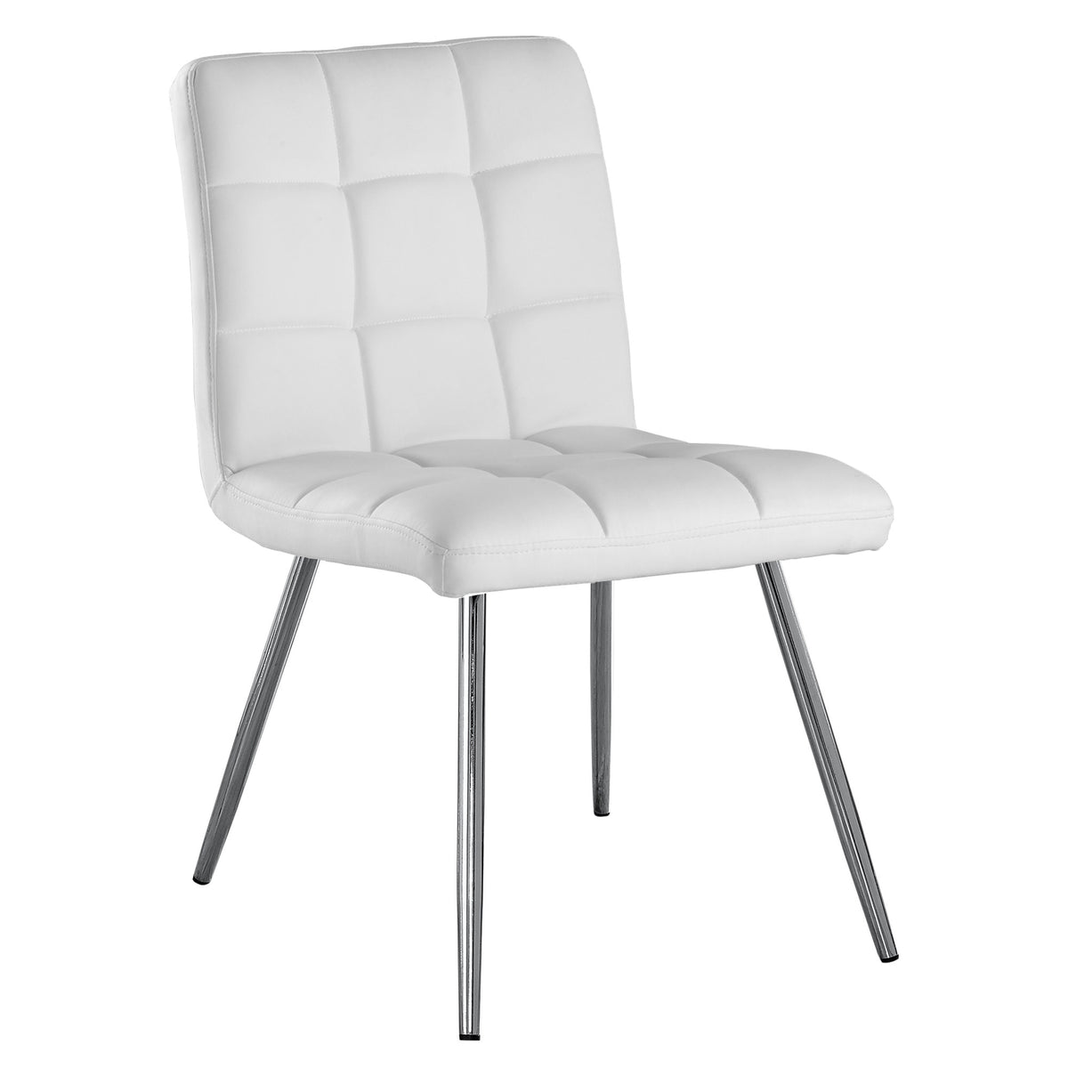 White Leather Dining Chair Set of 2 — Cool Stuff & Accessories