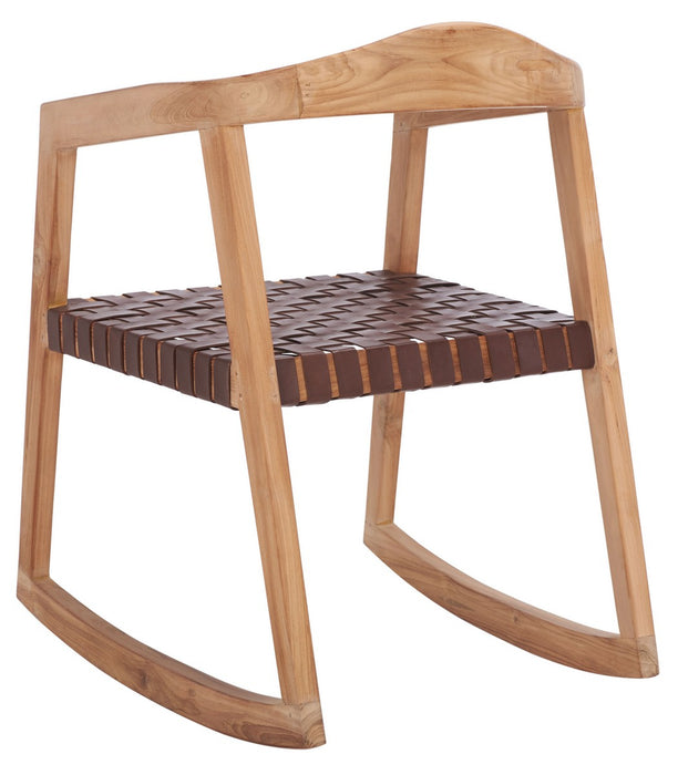 Willa Rocking Dining Chair /Cognac