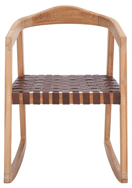 Willa Rocking Dining Chair /Cognac
