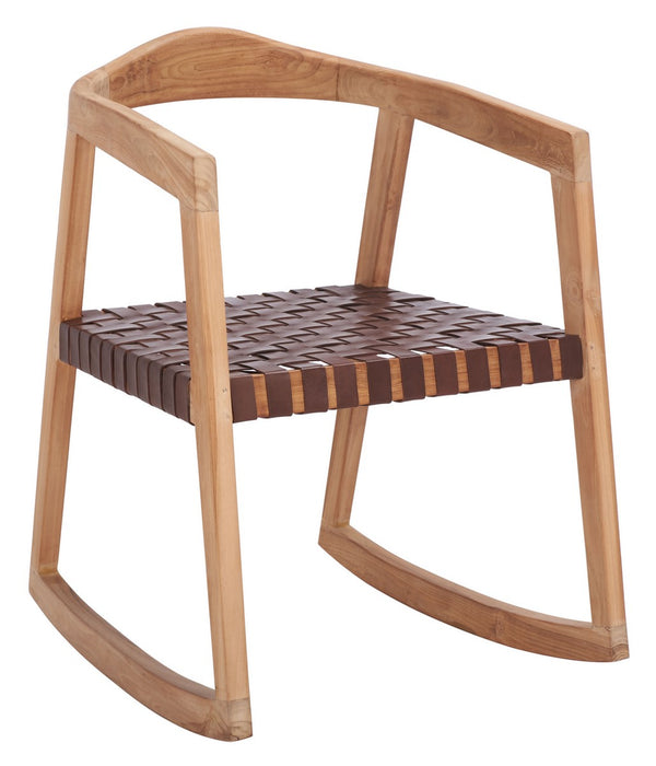 Willa Rocking Dining Chair /Cognac