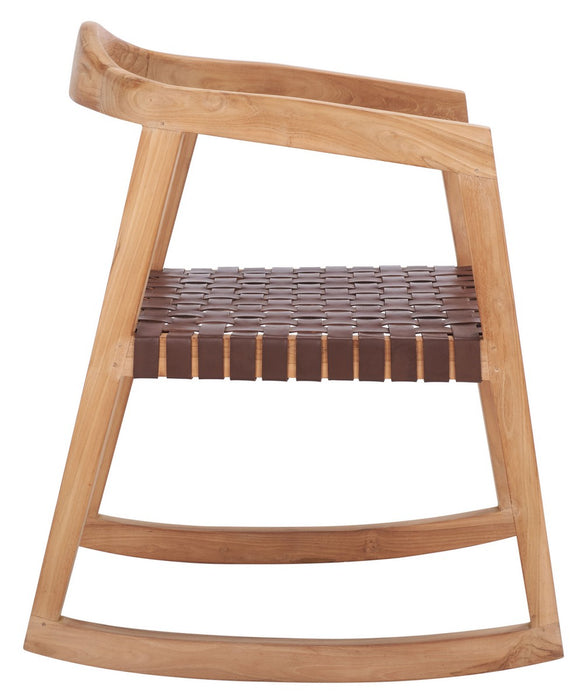 Willa Rocking Dining Chair /Cognac
