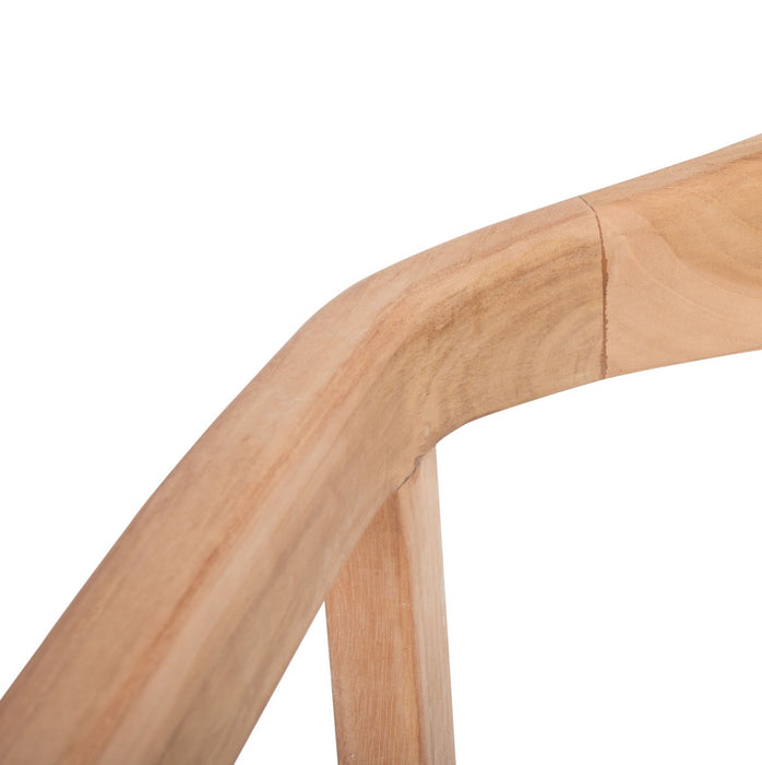 Willa Rocking Dining Chair/White Natural