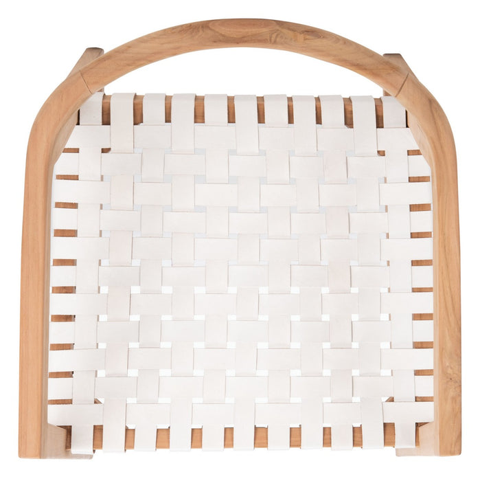 Willa Rocking Dining Chair/White Natural