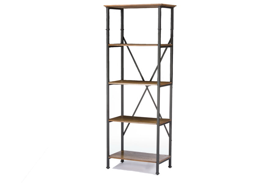 Lancashire Metal Wood Bookshelf - Cool Stuff & Accessories