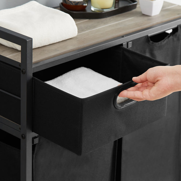 JHX Laundry Basket/ Grey