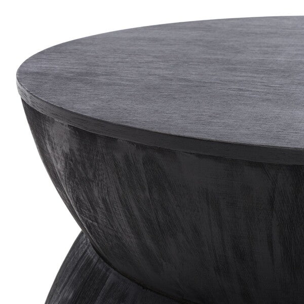Alecto Round Coffee Table/Black