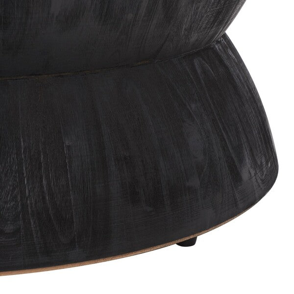 Alecto Round Coffee Table/Black