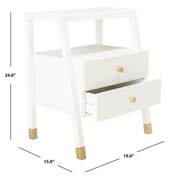 Cove 2 Drawer 1 Shelf Accent Table - Cool Stuff & Accessories