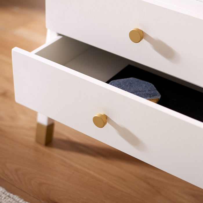 Cove 2 Drawer 1 Shelf Accent Table - Cool Stuff & Accessories