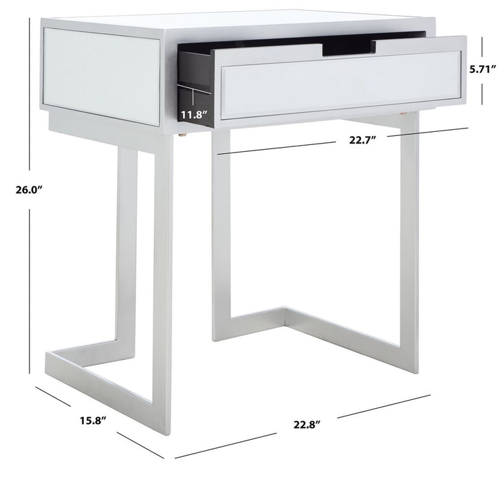 Lilo 1 Drawer Mirrored Accent Table