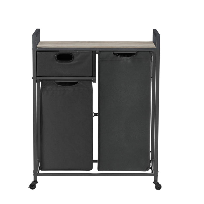 JHX Laundry Basket/ Grey