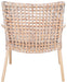 Collette Rattan Accent Chair W / Cushion/Natural White Wash/White - Cool Stuff & Accessories