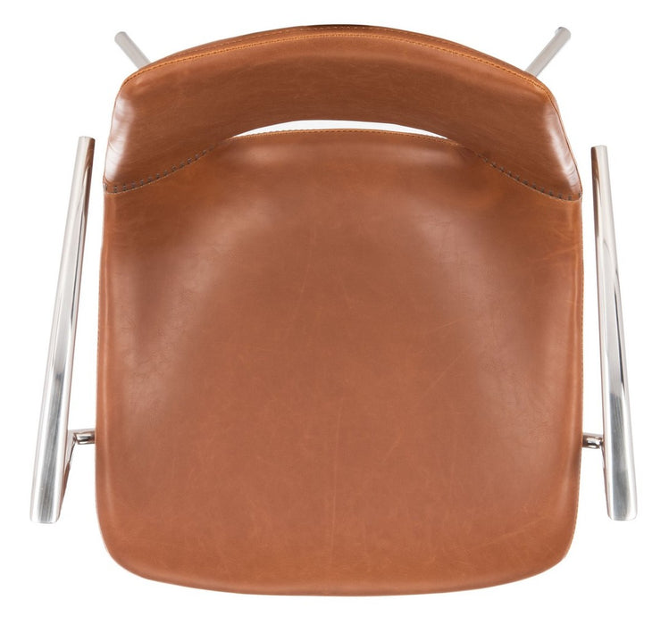 Dawn Midcentury Modern Leather Swivel Office Chair - Cool Stuff & Accessories