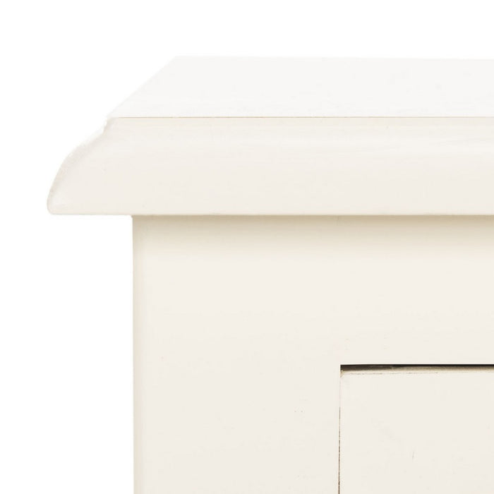 Everly Drawer Side Table/Vintage White - Cool Stuff & Accessories