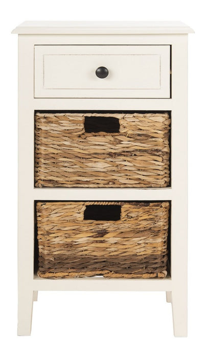 Everly Drawer Side Table/Vintage White - Cool Stuff & Accessories