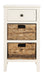 Everly Drawer Side Table/Vintage White - Cool Stuff & Accessories