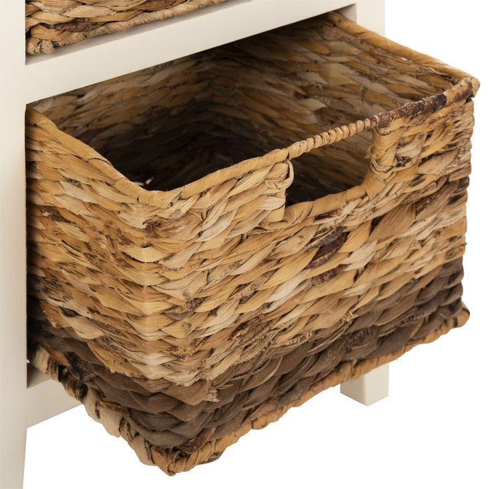 Everly Drawer Side Table/Vintage White - Cool Stuff & Accessories