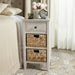 Everly Drawer Side Table/Vintage Grey - Cool Stuff & Accessories