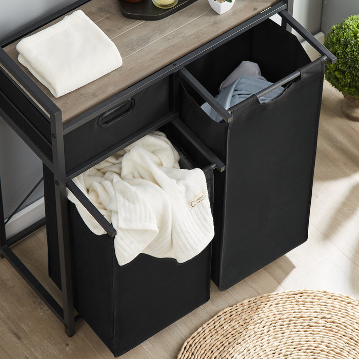 JHX Laundry Basket/ Grey