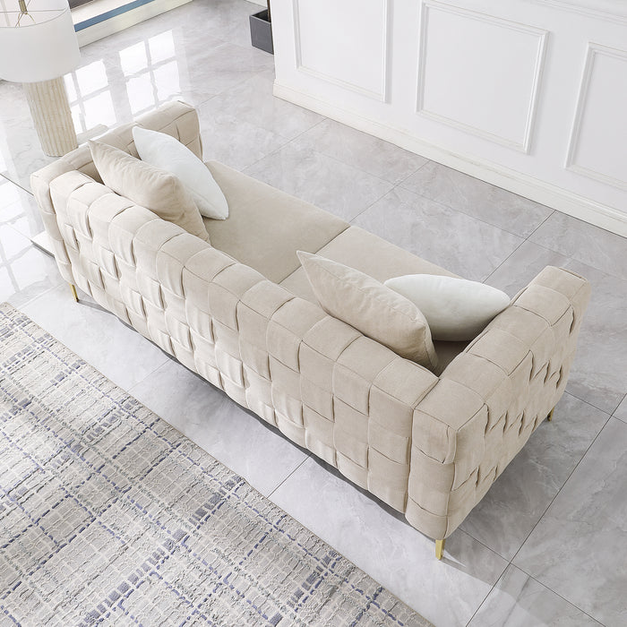 Weave sofa contemporary new concept sofa and loveseat handcrafted