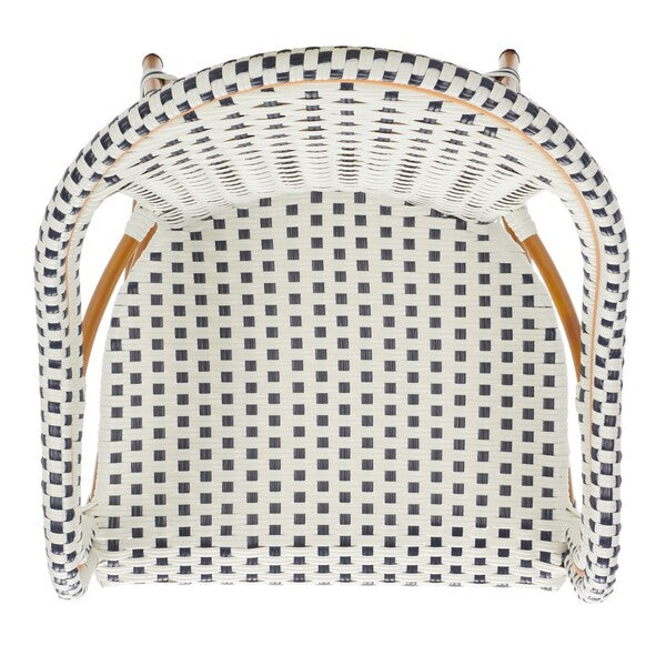 California Bar Stool/White/Navy