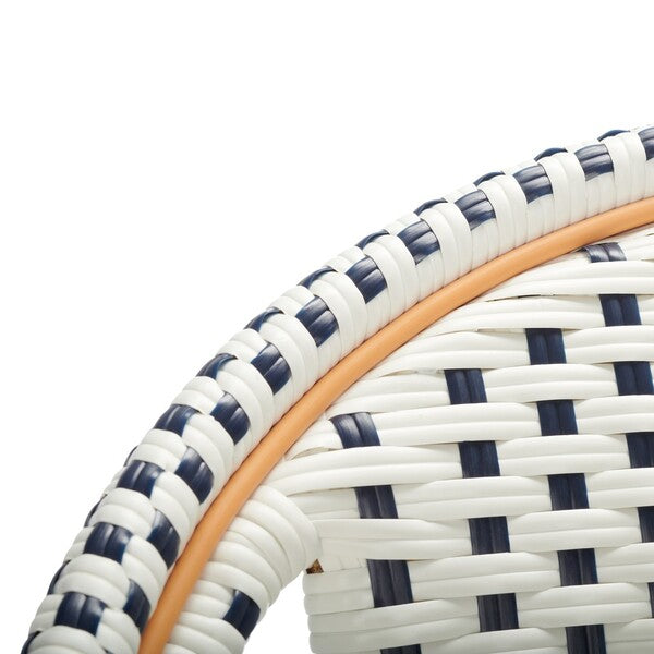 California Bar Stool/White/Navy