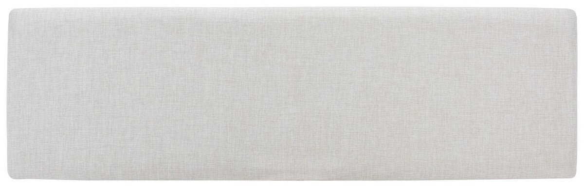 Cricket Open Shelf Bench W/ Cushion/ Cream Linen - Cool Stuff & Accessories
