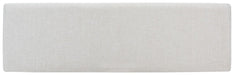 Cricket Open Shelf Bench W/ Cushion/ Cream Linen - Cool Stuff & Accessories