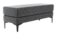 Elise Rectangular Bench/ Grey - Cool Stuff & Accessories