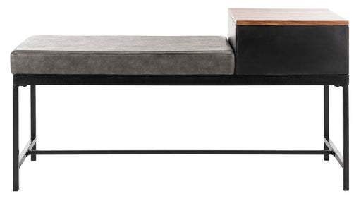 Maruka Bench With Storage/Light Brown/Grey - Cool Stuff & Accessories