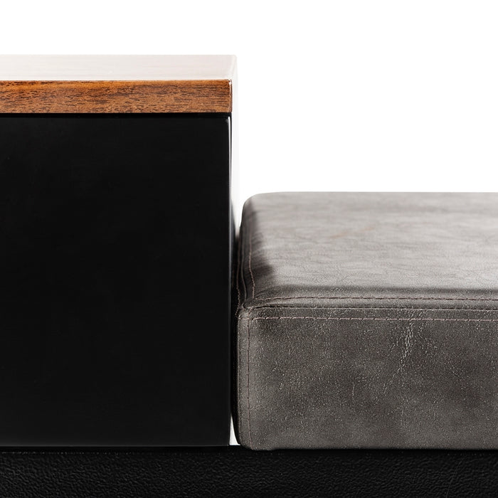 Maruka Bench With Storage/Light Brown/Grey - Cool Stuff & Accessories