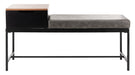 Maruka Bench With Storage/Light Brown/Grey - Cool Stuff & Accessories