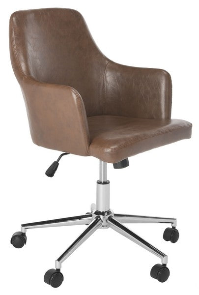 Cadence Swivel Office Chair/Brown