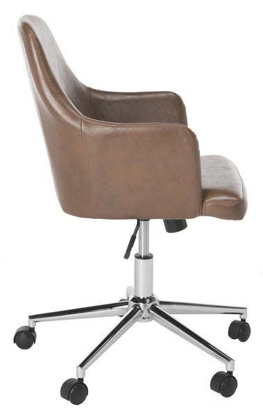 Cadence Swivel Office Chair/Brown