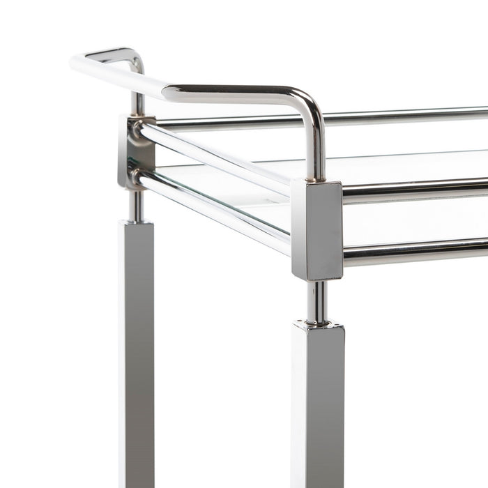 Ingrid 2 Tier Rectangle Bar Cart - Cool Stuff & Accessories