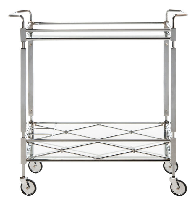 Ingrid 2 Tier Rectangle Bar Cart - Cool Stuff & Accessories