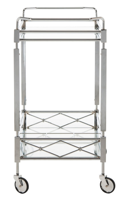 Ingrid 2 Tier Rectangle Bar Cart - Cool Stuff & Accessories