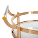 Sienna  2 Tier Round Bar Cart/Gold - Cool Stuff & Accessories