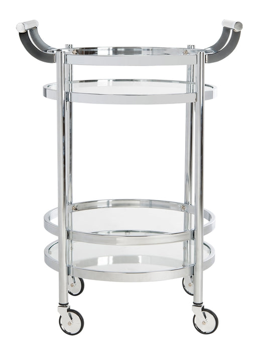 Sienna 2 Tier Round Bar Cart - Cool Stuff & Accessories